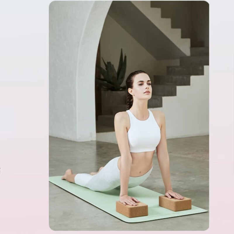 Tikar Yoga Anti-Gelincir – Bahan TPE, 180x57cm, Ketebalan 6mm (Sesuai untuk Pemula)